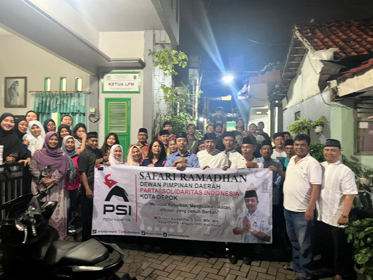 Safari Ramadhan PSI Depok : Binton Nadapdap Temui Tokoh Agama dan Masyarakat Pangkalan Jati, Bahas Aspirasi Warga